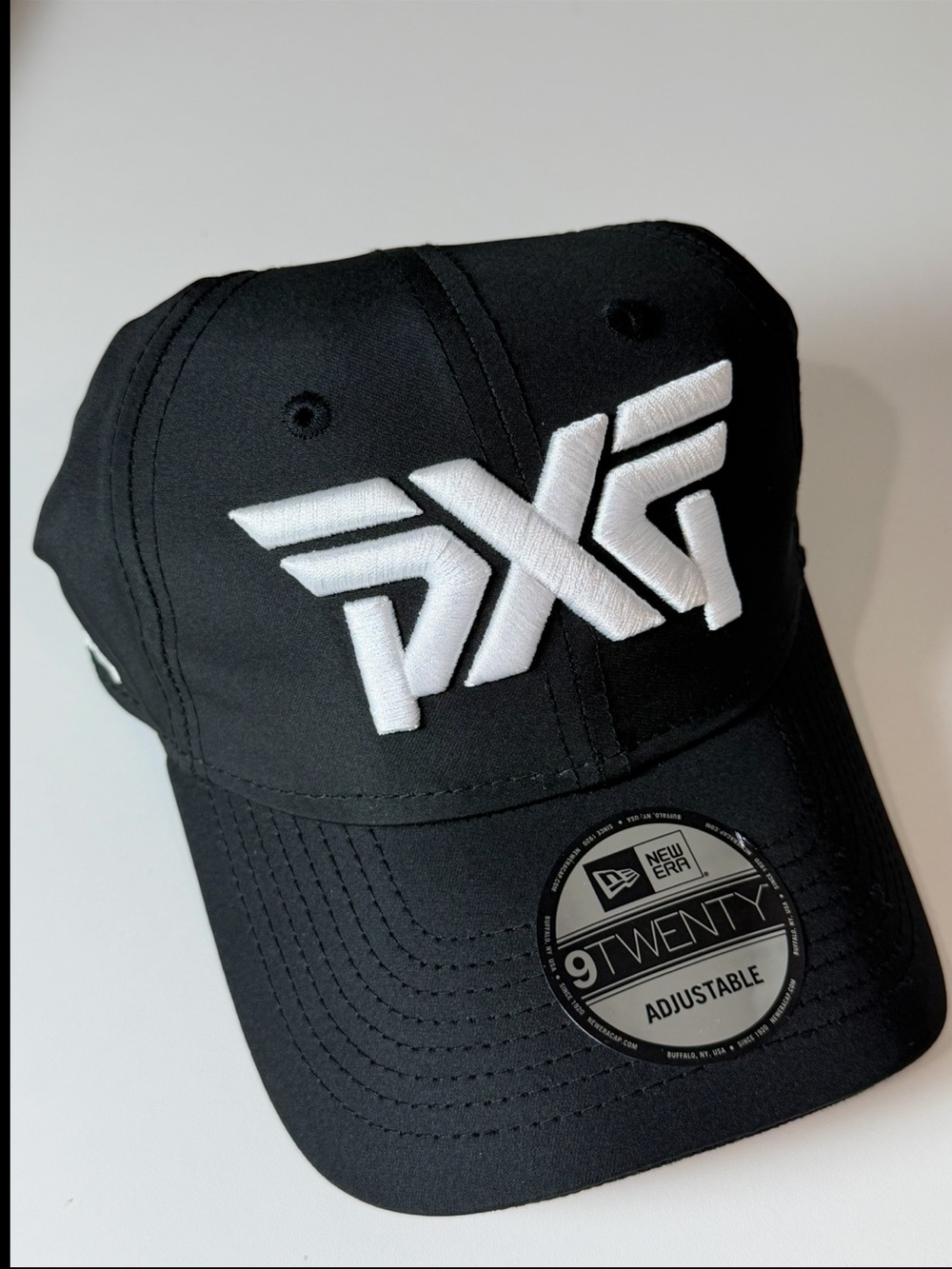 Brand New PXG Golf Black Cap with White Embroidered Logo
